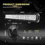 KEENAXIS 20" LED Light Bar and 4" Pods Combo