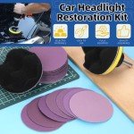 Glarks 31-Piece Car Headlight Restoration Kit