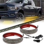 70 Inch Amber Running Board Strobe Lights - 2PCs