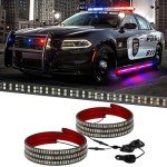 2PCS 70-Inch Truck Running Board Strobe Lights