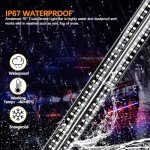 2PCS 70-Inch Truck Running Board Strobe Lights