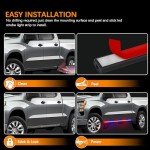 2PCS 70-Inch Truck Running Board Strobe Lights