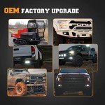 Flush Mount LED Fog Lights with White DRL