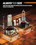 SEALIGHT 9005 HB3 LED Bulbs, 34000LM Cool White