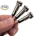 3-Pack LED Dash Bulbs with Red Indicator Lights