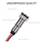 3-Pack LED Dash Bulbs with Red Indicator Lights