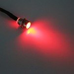 4 Pcs LED Dash Warning Light Indicators - Red