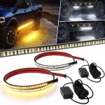 48" LED Running Board Lights with Amber Signal