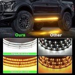 48" LED Running Board Lights with Amber Signal