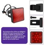 2-Pack LED Trailer Hitch Lights for 12V Vehicles