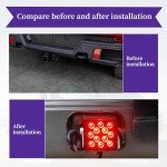 2-Pack LED Trailer Hitch Lights for 12V Vehicles