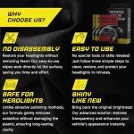 Headlight Restoration Kit - Easy 3-Step Cleaner
