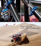 Aluminum Alloy UTV Whip Flag & Light Mount