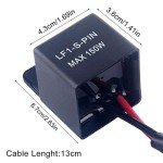 Universal 2-Pin LED Turn Signal Flasher Relay