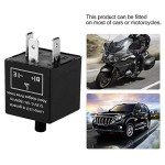 Adjustable Electronic Flasher Relay for Cars & Motorcycles