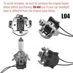H7 LED Headlight Bulb Retainer for Volkswagen & Mercedes