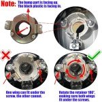H7 LED Headlight Bulb Retainer for Volkswagen & Mercedes