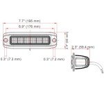 Raycharm 7.7" Offroad LED Light Pods - 2-Pack