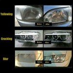 Car Headlight Restoration Kit with Polish Tool