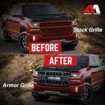 Chevrolet Silverado 1500 Armor Grille with LED Lights