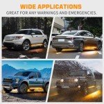 60" Emergency Strobe Light Strip for Trucks