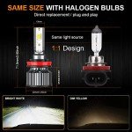 GMC Sierra 9005 H11 LED Light Bulbs Combo