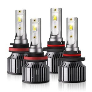 H11/H8/H9 Fog Lights, 6500K Bright White, 4-Pack