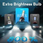 H11/H8/H9 Fog Lights, 6500K Bright White, 4-Pack