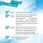 Headlight Restoration Kit for Electric Drill - 21PCS