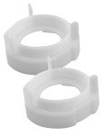 2-Pack Headlight Bulb Retainer Rings for Nissan