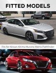 2-Pack Headlight Bulb Retainer Rings for Nissan