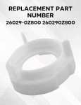 2-Pack Headlight Bulb Retainer Rings for Nissan