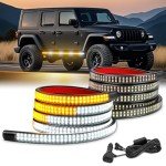 Nilight 70-Inch LED Emergency Strobe Light Strips