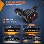 Nilight 70-Inch LED Emergency Strobe Light Strips