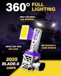 Auxbeam H11 Fog Lights - 22000LM Bright Off-Road Lights