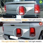 LED Tail Light Set for Dodge Ram 2009-2019