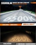 SEALIGHT X4i 9007 55,000LM Super Bright Bulbs