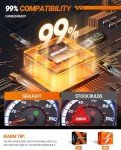 SEALIGHT X4i 9007 55,000LM Super Bright Bulbs