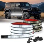 Nilight 2PCS 70-Inch Waterproof Emergency Strobe Lights
