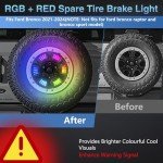 RGB LED Spare Tire Brake Light for Ford Bronco
