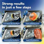 Universal Car Headlight Restoration Kit - Easy Use