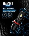 BEAMTECH 9007 Fog Light Bulbs - 6500K Pack of 2