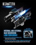 BEAMTECH 9007 Fog Light Bulbs - 6500K Pack of 2