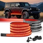 Nilight 70 Inch LED Emergency Strobe Light Strip