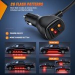 Nilight 70 Inch LED Emergency Strobe Light Strip