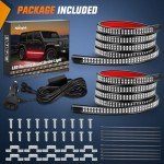 Nilight 70 Inch LED Emergency Strobe Light Strip