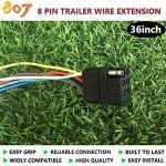 8-Pin Square Trailer Connector for Cars & Trucks