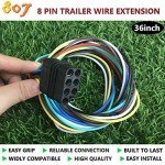 8-Pin Square Trailer Connector for Cars & Trucks
