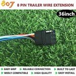 8-Pin Square Trailer Connector for Cars & Trucks