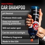 Adam's Car Wash Shampoo - Powerful Spot Free Detergent